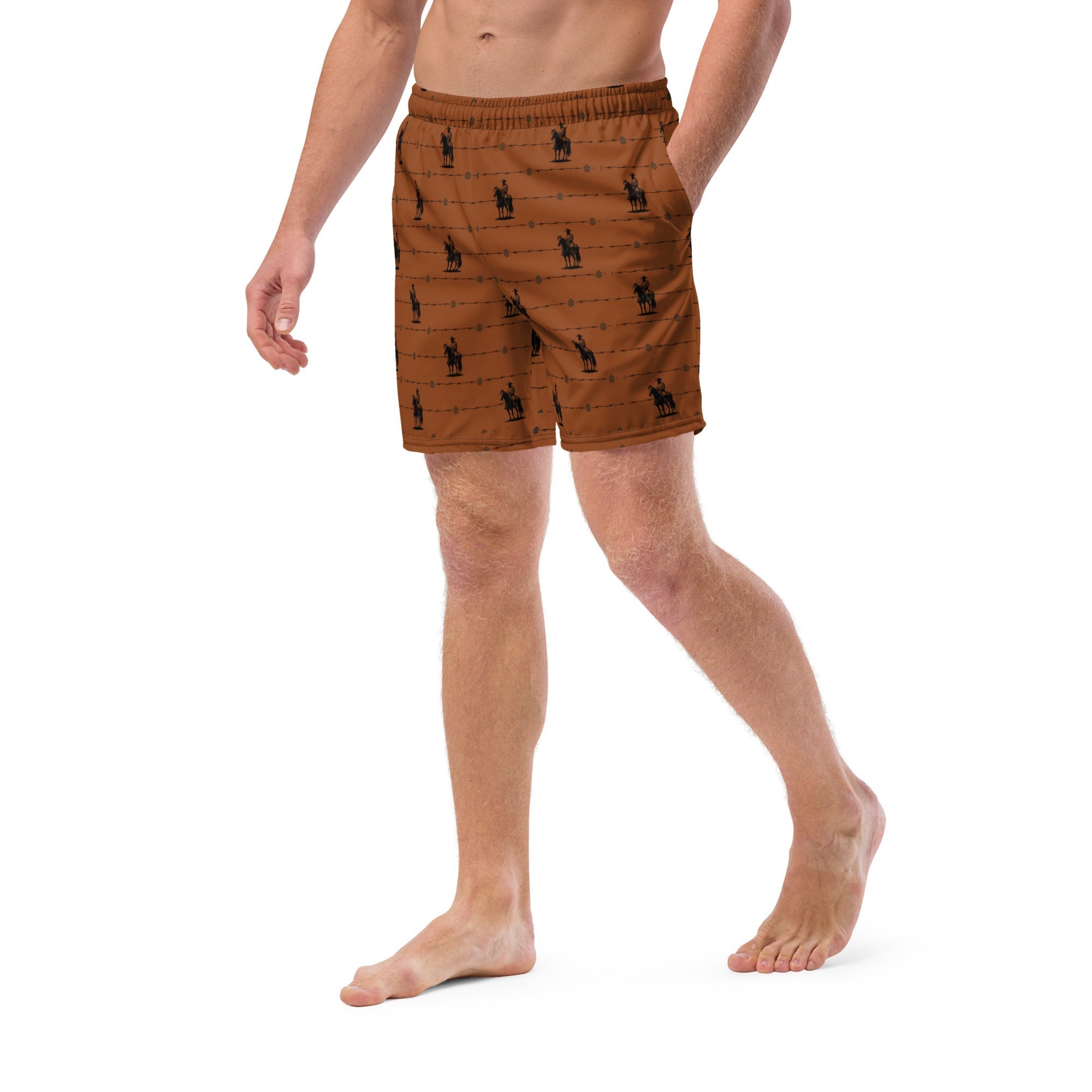 Baha Ranch Yeehaw Saddle Up Swim Trunks Baha Ranch Western Wear