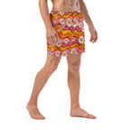 Baha Ranch Yeehaw Groovy Floral Men's Swim Trunks Baha Ranch Western Wear