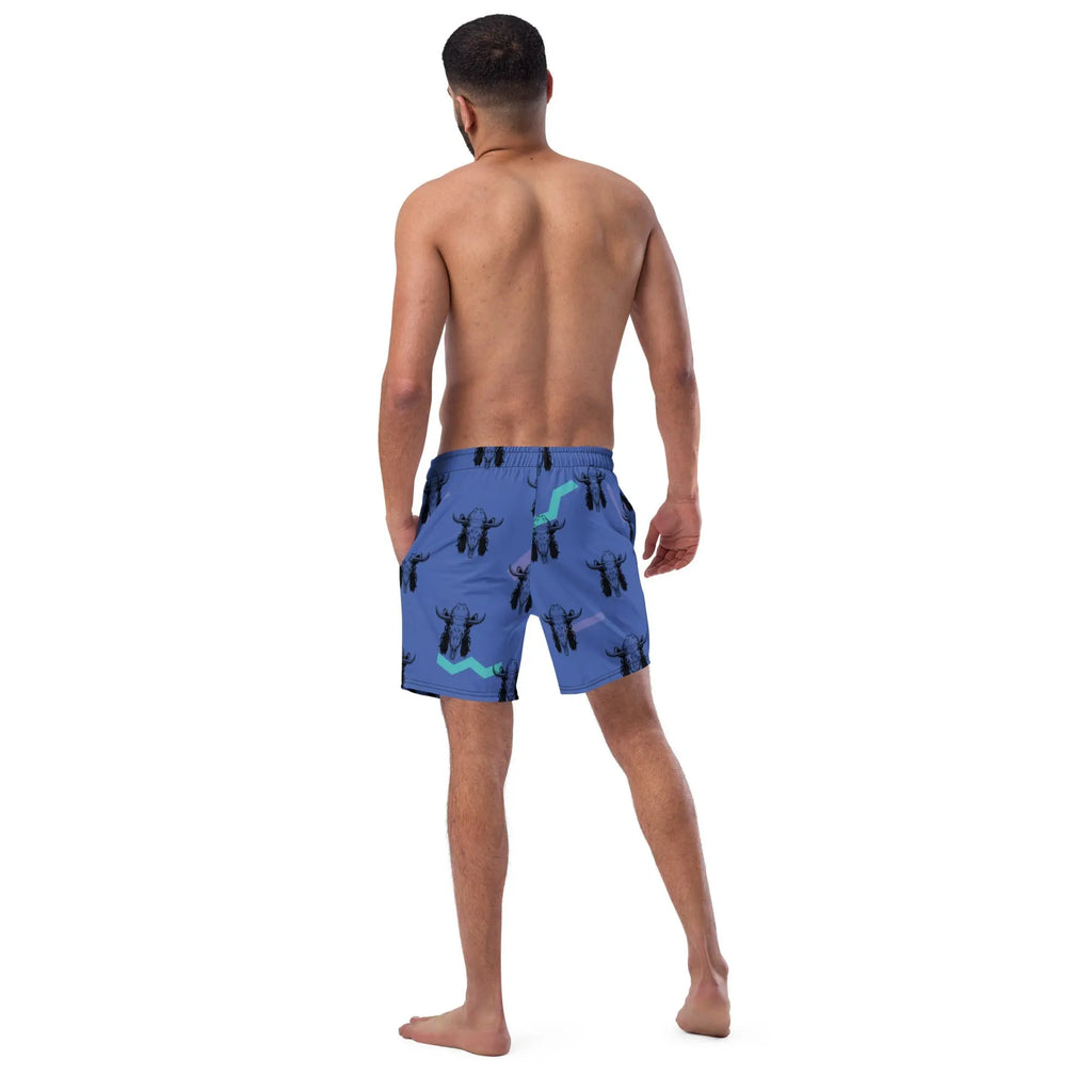 Baha Ranch Yeehaw Mullet Cowboy Men's Swim Trunks Baha Ranch Western Wear