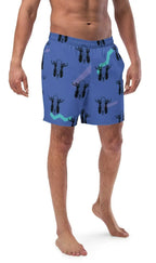 Baha Ranch Yeehaw Mullet Cowboy Men's Swim Trunks Baha Ranch Western Wear
