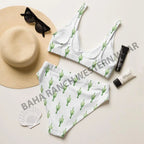 Yeehaw All Over Cactus Bikini Baha Ranch Western Wear