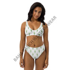 Yeehaw All Over Cactus Bikini Baha Ranch Western Wear