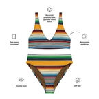 Baha Ranch Yeehaw Mustard Serape Bikini Baha Ranch Western Wear