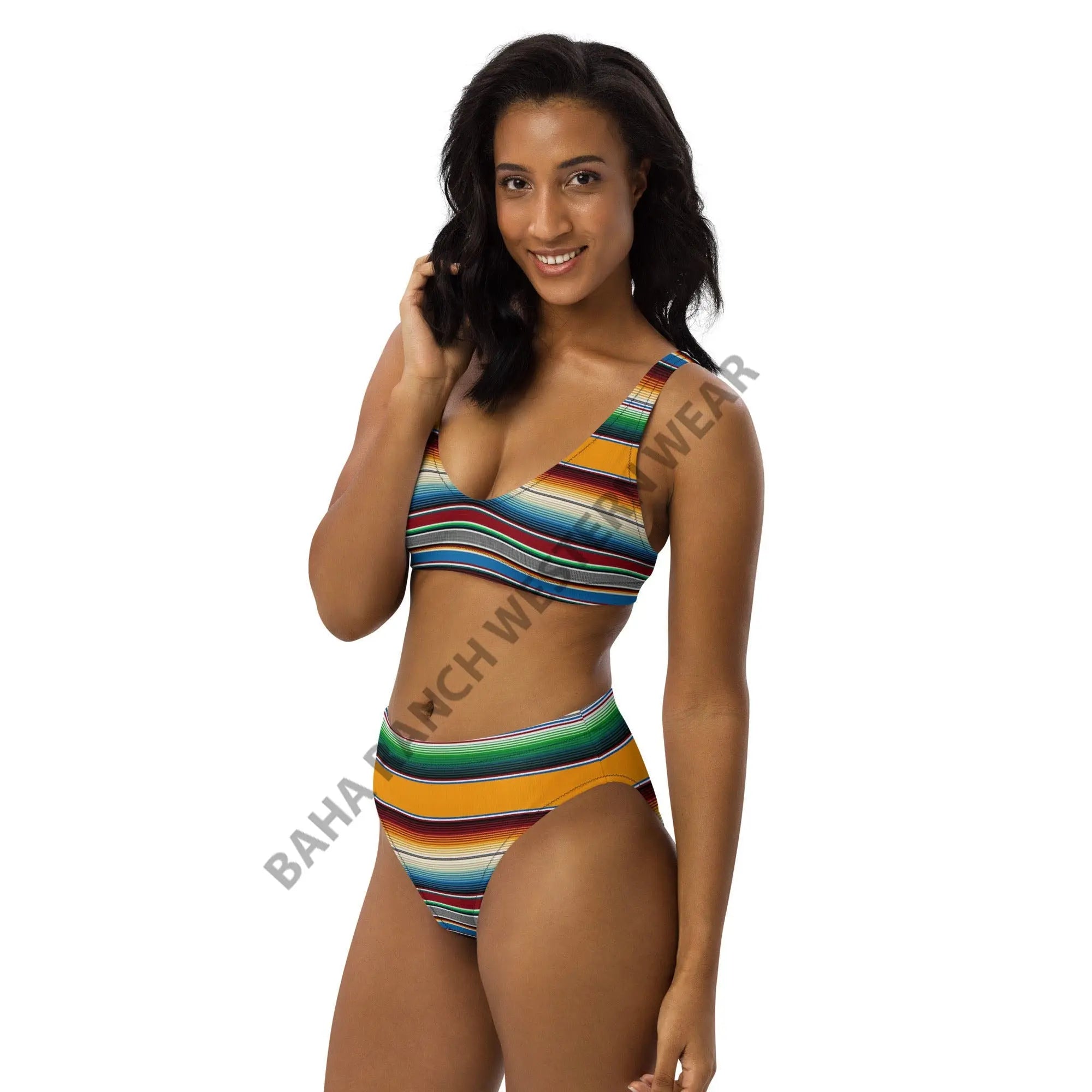 Baha Ranch Yeehaw Mustard Serape Bikini Baha Ranch Western Wear