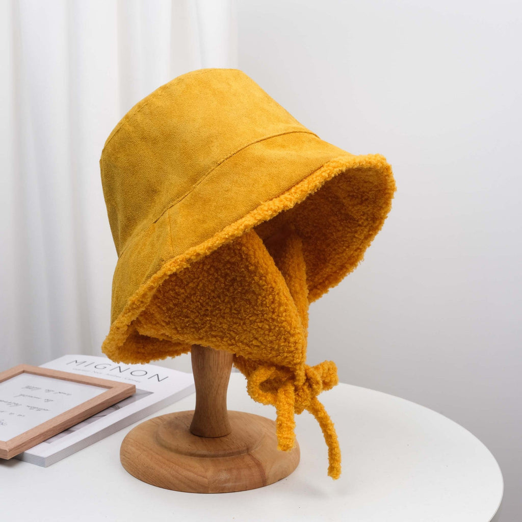 Korean Ear Protector Lamb Suede Suede