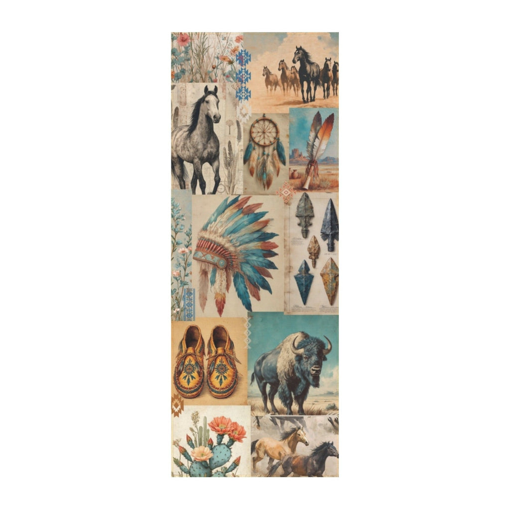 Baha Ranch Bohemian Southwest Floor Rug Runner Indoor 60" x 22" Made in America Baha Ranch Western Wear