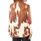 Baha Ranch Cowhide Print blazer Baha Ranch Western Wear