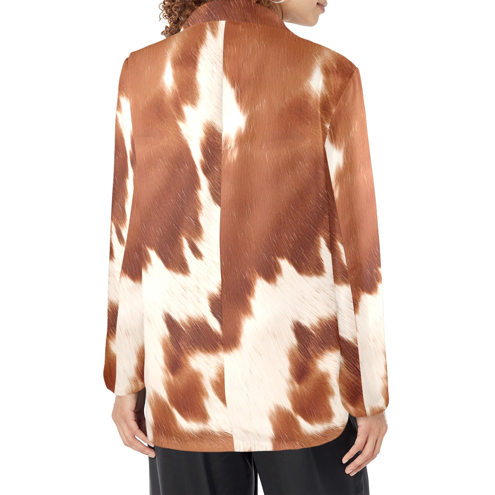 Baha Ranch Cowhide Print blazer Baha Ranch Western Wear