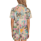 Baha Ranch Retro Pop Western Collage Pajama Set Baha Ranch Western Wear