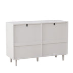 43.31'6-Drawers Rattan Storage Cabinet Rattan Drawer,for Bedroom,Living Room,White