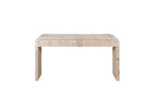 59'' Vintage Crafted Entryway Table,Two Hidden Handle Drawers,Farmhouse Console Table ,Easy Assembly,for Entrance & Dinning Room & Living Room & Hallway (Natural Wood)