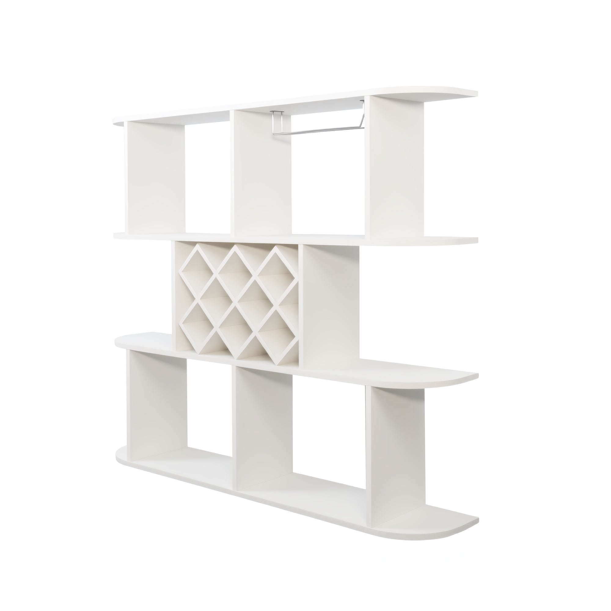 Large Wall Mounted 3 Tier Rustic Bottle Wine Rack,Multifunctional Wooden Wall Mounted Wine Rack,Storage Rack with Wine Glass Holder,mounted wall Storage winerack Rack for Home Bar Dining Room Decor