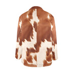 Baha Ranch Cowhide Print blazer Baha Ranch Western Wear
