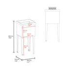 Bari Freestanding and Compact Plastic Laundry Utility Sink with Four Legs, Utility Tub for Laundry Room, Garage or Kitchen