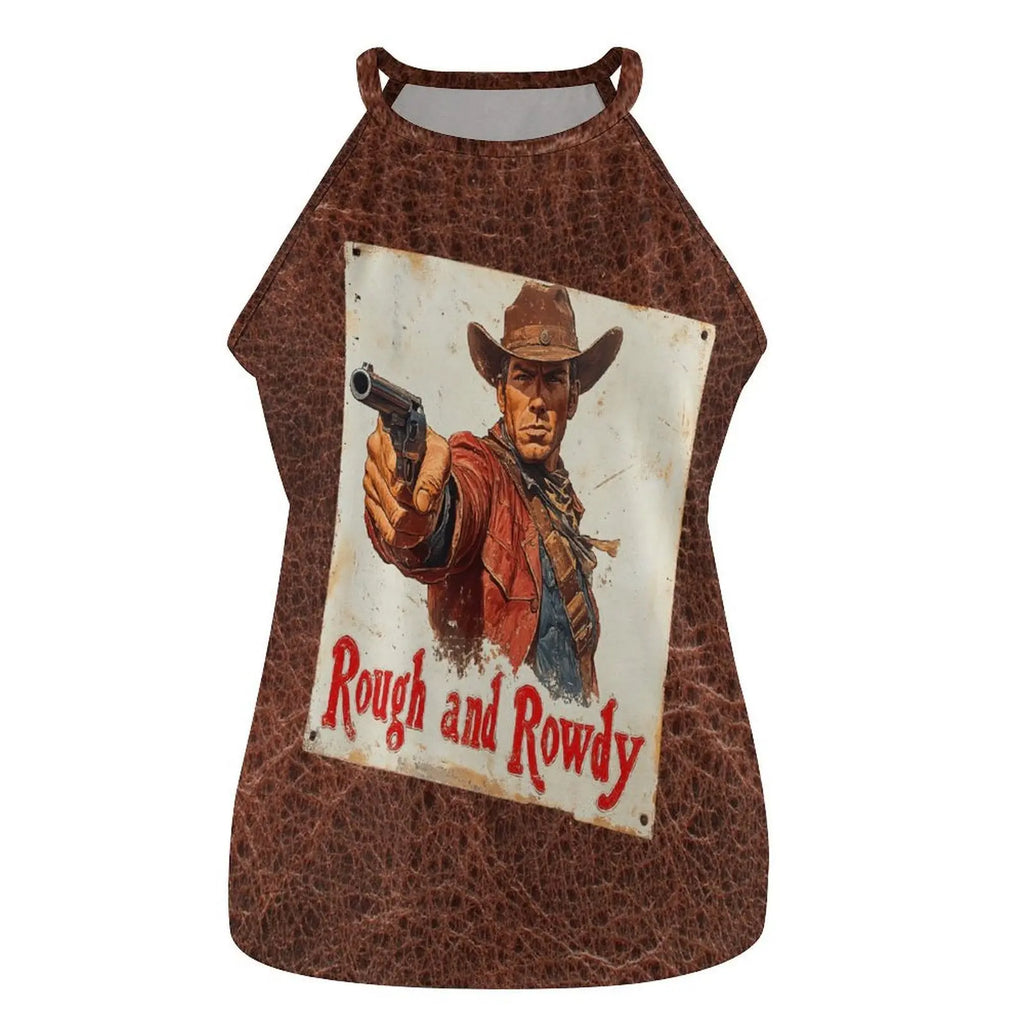 Baha Ranch Rough and Rowdy Vintage Western Tank Baha Ranch Western Wear