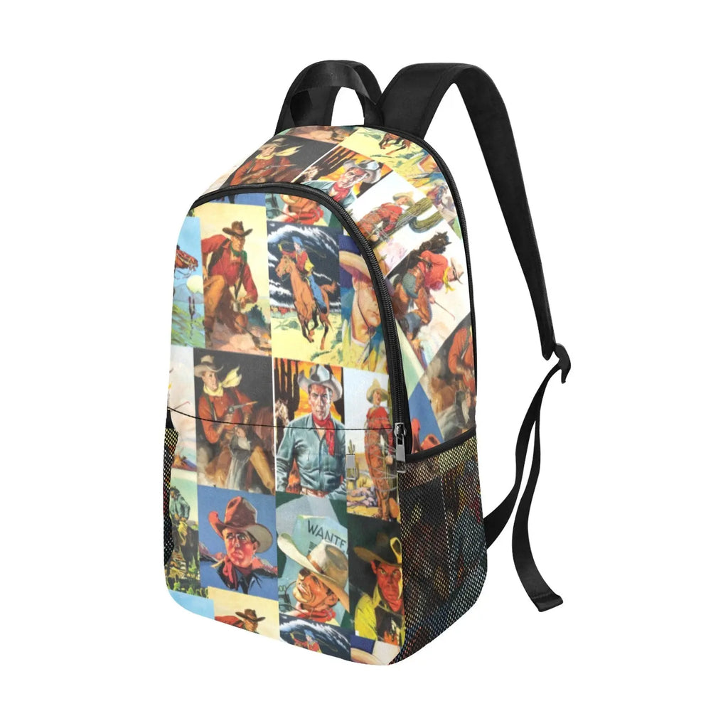 Cowboy Collage Backpack Baha Ranch Western Wear