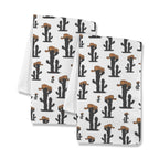 Cowboy Cactus Set of 2 Kitchen Dish Towels Made in America Baha Ranch Western Wear