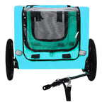 Pet Bike Trailer Dog Cart for Bicycle, Suitable for Small and Medium Pets, Easy Folding Cart Frame, Quick Release Wheel, Non-Slip Floor, Internal Leash