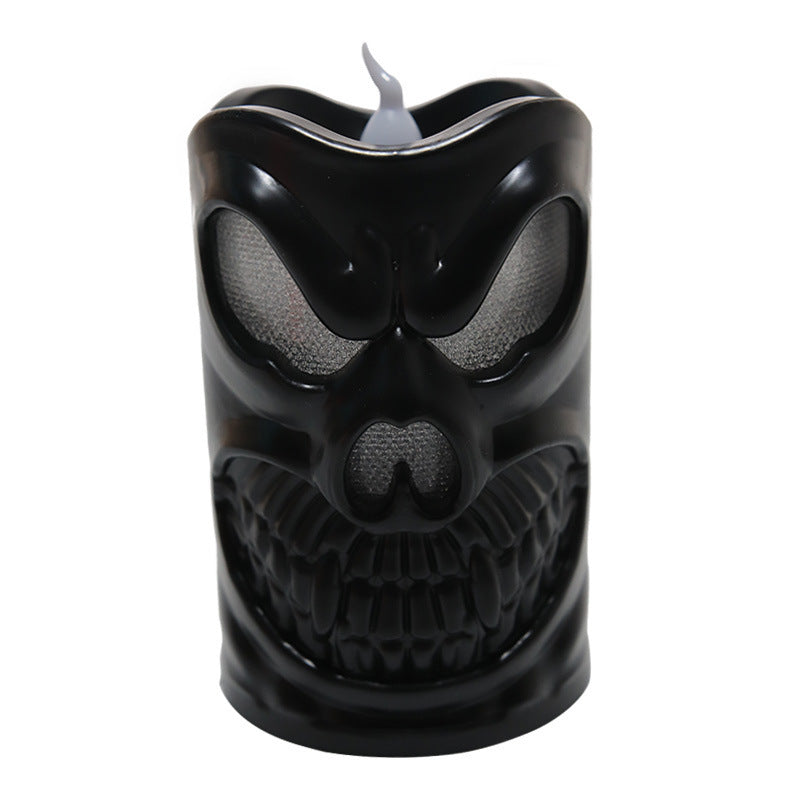 Halloween Flameless Candle Light LED Colorful Candlestick Table Decoration
