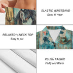 Baha Ranch Turquoise Dreams Womens Pajamas Made in America Baha Ranch Western Wear