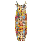 Baha Ranch Vintage Rodeo Poster Overalls Jumpsuit Baha Ranch Western Wear