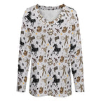 Baha Ranch Western Print Long Sleeve Top Baha Ranch Western Wear