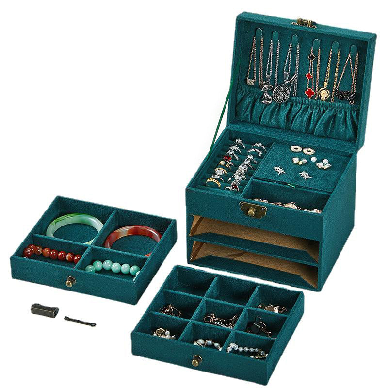 Earrings Gift Box Desktop Multilayer Jewelry