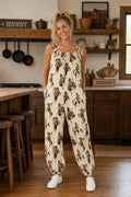 Vintage Cowgirl Relaxed Fit Overalls Jumpsuit Baha Ranch Western Wear