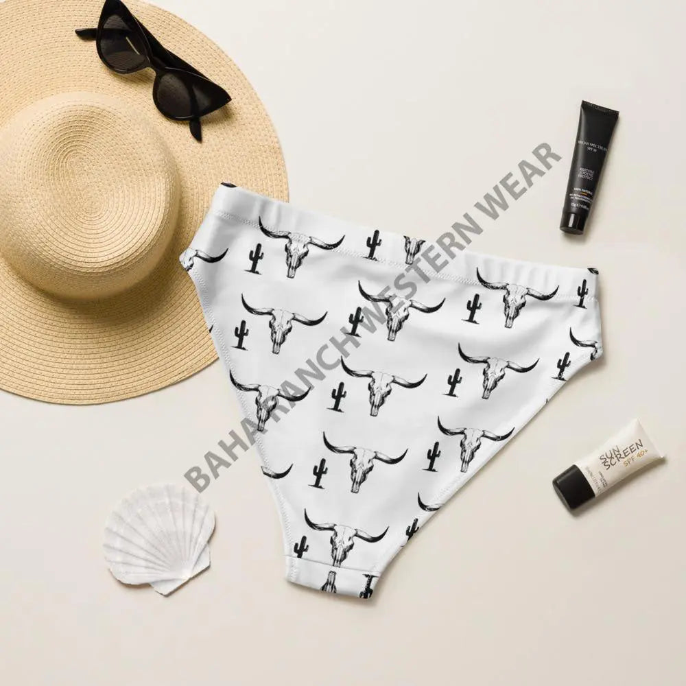 Yeehaw Bullhead Cactus Bikini Bottom Baha Ranch Western Wear
