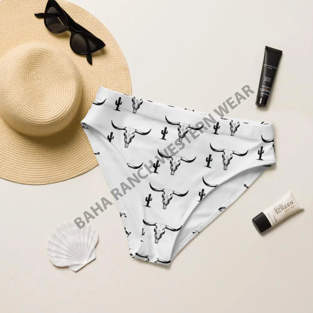 Yeehaw Bullhead Cactus Bikini Bottom Baha Ranch Western Wear