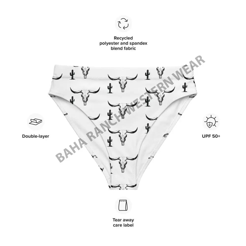 Yeehaw Bullhead Cactus Bikini Bottom Baha Ranch Western Wear