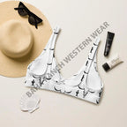 Yeehaw Bullhead Cactus Bikini Top Baha Ranch Western Wear