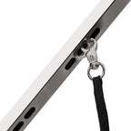 Professional Dog Grooming Table Large Adjustable Heavy Duty Portable with Arm and Noose Mesh Tray in Black Stainless Steel