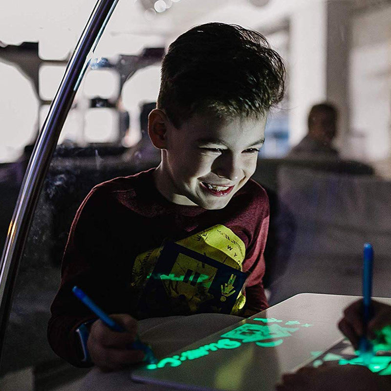 Fluorescent Painting Board, Luminous Board, Children's Luminous 3D Painting Writing Board