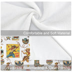 Vintage Cowgirls Set of 4 Kitchen Dish Towels Made in America Baha Ranch Western Wear