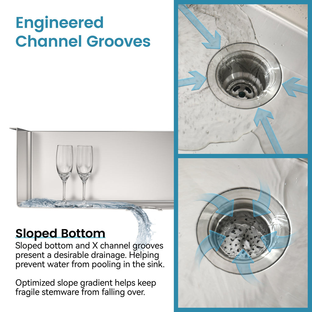 Stainless Steel Kitchen Sink, 27″x19″ Single Bowl, Overmount Handmade Sink in Dark Gray, with US Standard Drain and Hook
