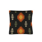 Black Aztec Pillow Case Made in America Baha Ranch Western Wear