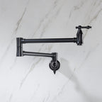 Wall Mount Folding Kitchen Pot Filler Faucet