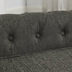 Modern Style Elegant Rectangle Pet Bed for Small and Medium Dogs, Durable Elevated Dog Sofa, Dark Grey Foam