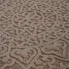 NAAR Guros Collection 4X6 Beige / Medallion Indoor / Outdoor Area Rug