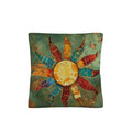 Colores de Mexico Sun Face Throw Pillow Case Made in America Baha Ranch Western Wear