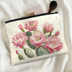Cactus Flower Cosmetic Bag Pack of 5 Made in America Baha Ranch Western Wear