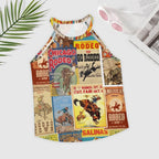 Baha Ranch Vintage Rodeo Poster Tank Top Baha Ranch Western Wear