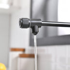 Purifier Kitchen Faucet Drinking Water Faucet With Roll Up Dish Drying Rack, Pull Down Water Filter Kitchen Sink Faucets (Matte Black)