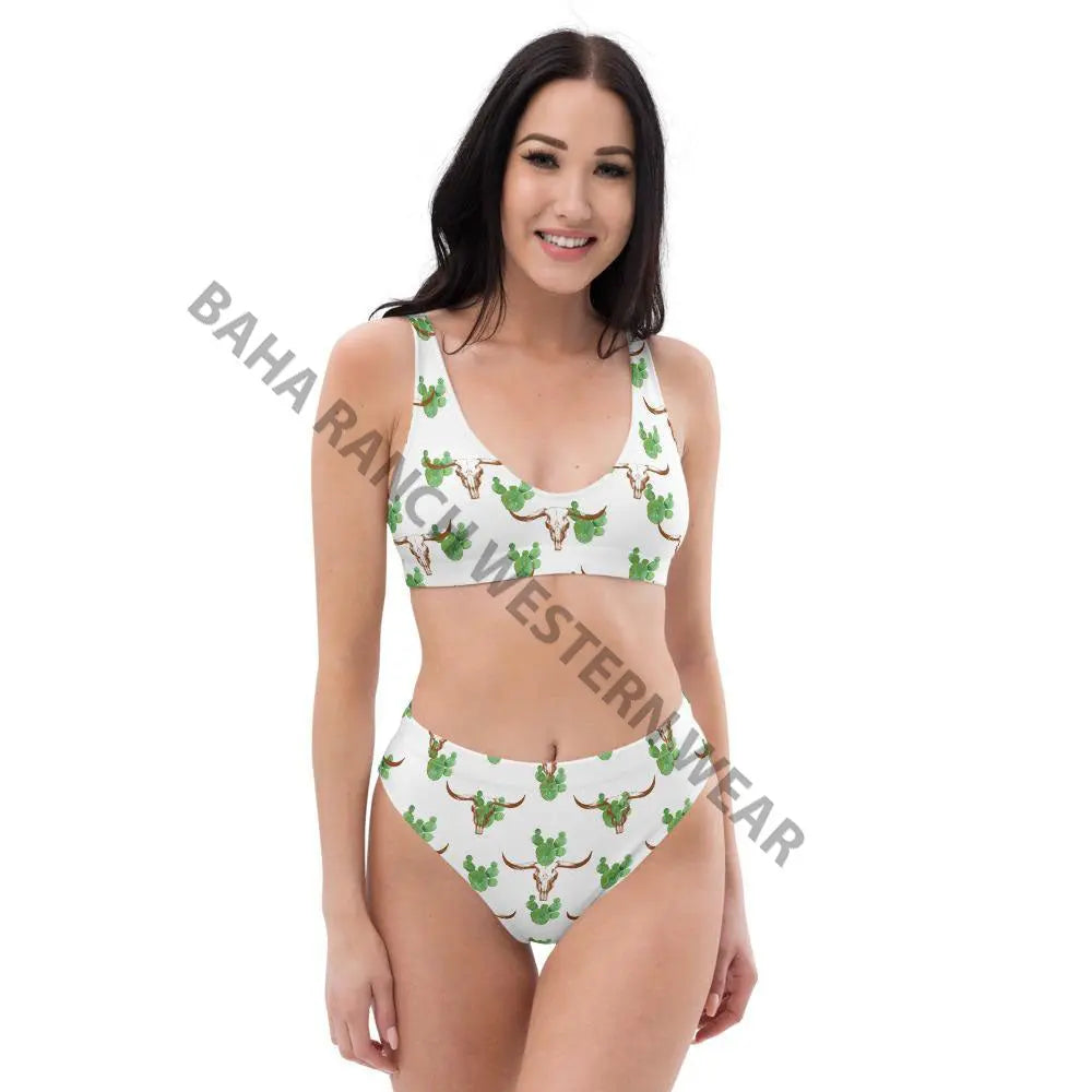 Yeehaw Cactus Bullhead Bikini Baha Ranch Western Wear