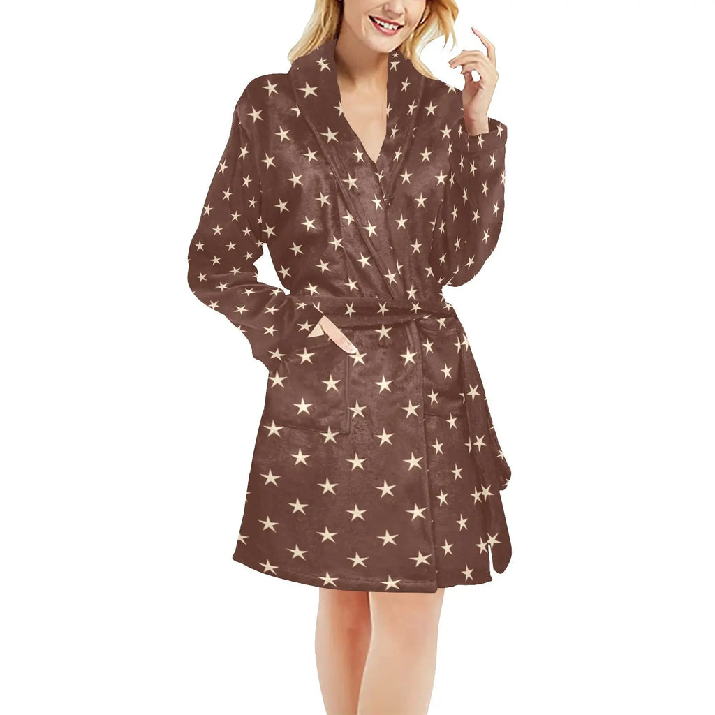 Cowgirl Says God Bless Women's Western Bath Robe Baha Ranch Western Wear