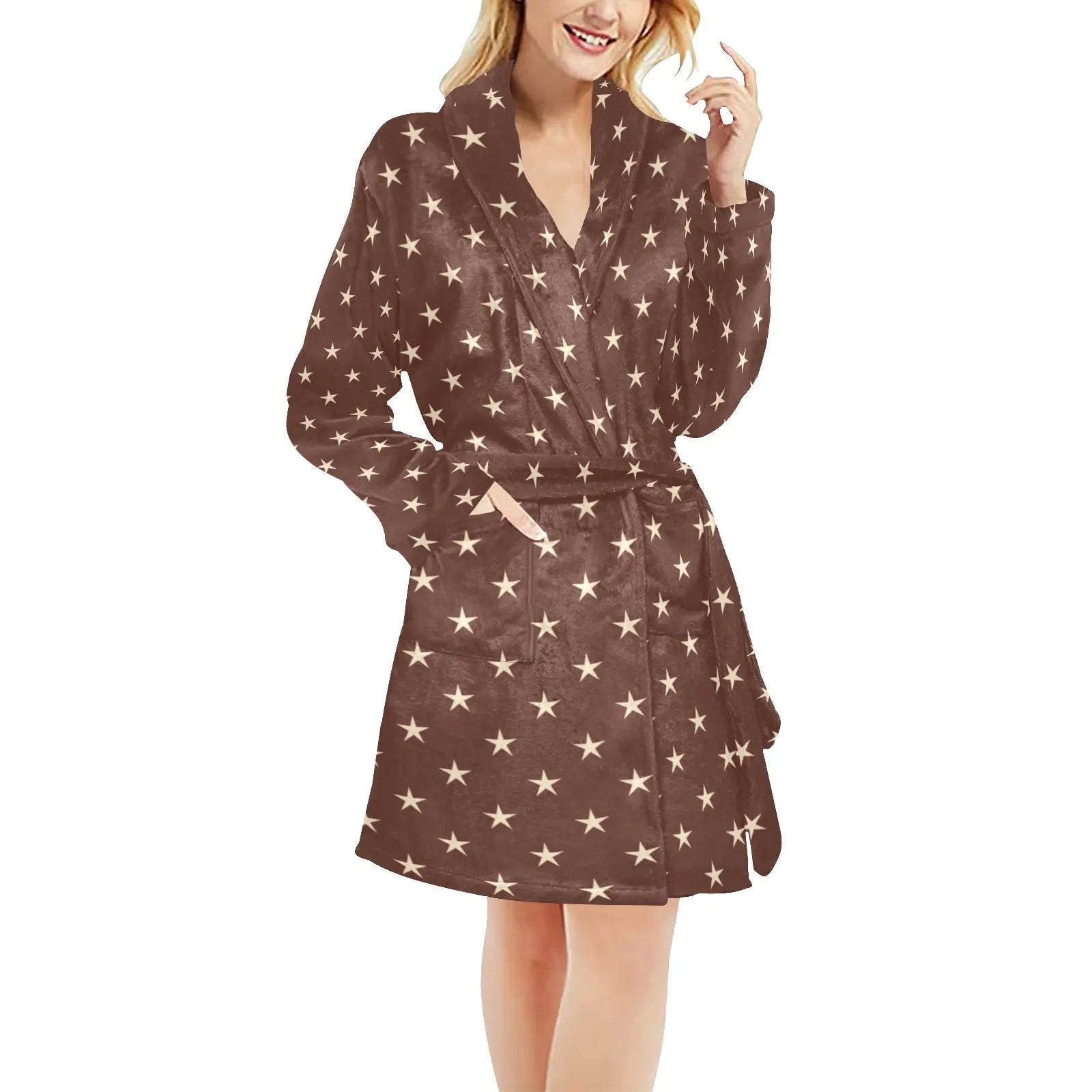Cowgirl Says God Bless Women's Western Bath Robe Baha Ranch Western Wear