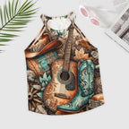 Baha Ranch Country Music Collage Western Tank Top Baha Ranch Western Wear