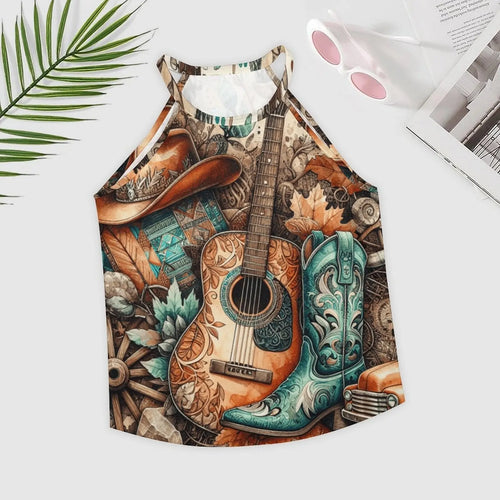 Baha Ranch Country Music Collage Western Tank Top Baha Ranch Western Wear