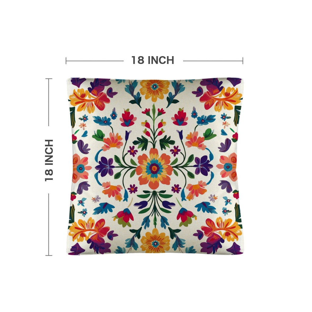 Colores de Mexico Floral Pillow Case Custom Pillow Case Made in America Baha Ranch Western Wear